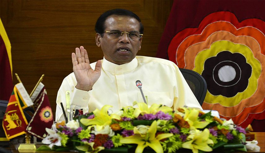 رئيس سريلانكا يرفض مشروع 