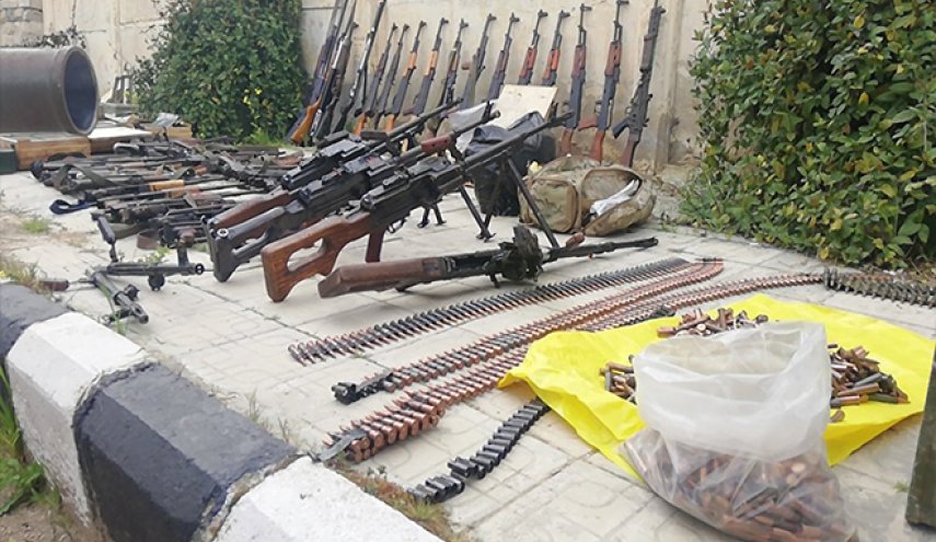 بريف حمص... ضبط كميات من الأسلحة والذخائر