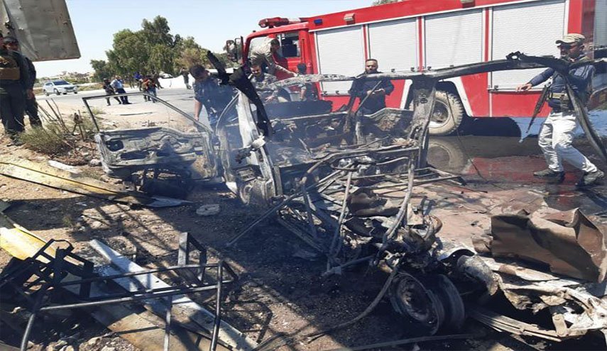 تفجير إرهابي بسيارة مفخخة في حي غويران بمدينة الحسكة
