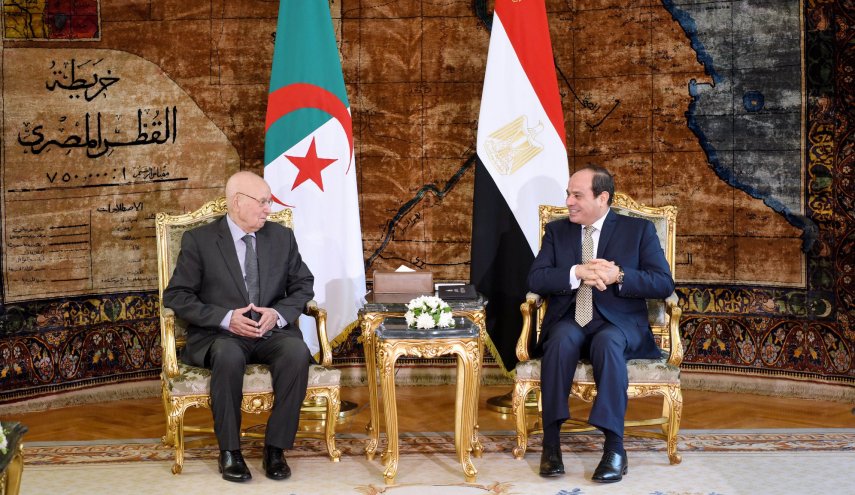 السيسي يبحث مع الرئيس الجزائري التعاون الثنائي والقضايا المشتركة