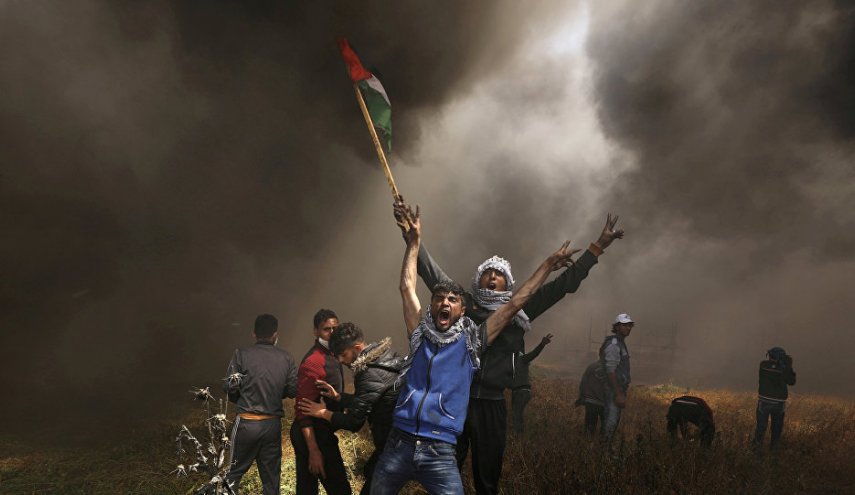 زخمی شدن دو فلسطینی در 67مین تظاهرات بازگشت به ضرب گلوله های نظامیان صهیونیست 