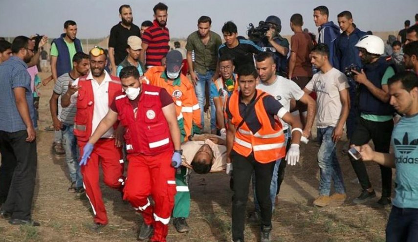 97 إصابة في قمع الاحتلال المظاهرات شرقي غزة