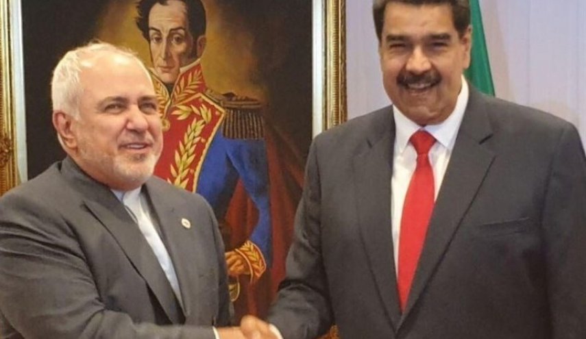 دیدار ظریف با رئیس‌جمهور ونزوئلا در کاراکاس 