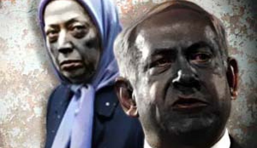 مريم رجوي زعيمة المنافقين في ضيافة الصهاينة 