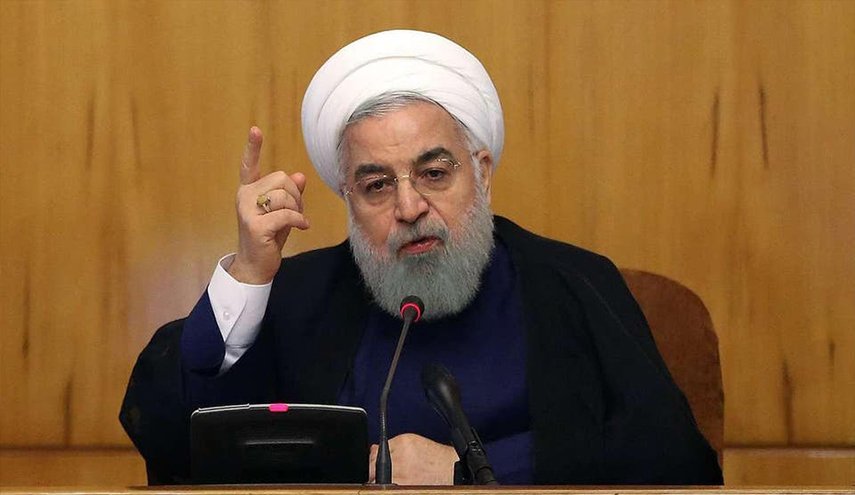 روحاني: لا نهدف إلی التصعيد والمواجهة العسكرية