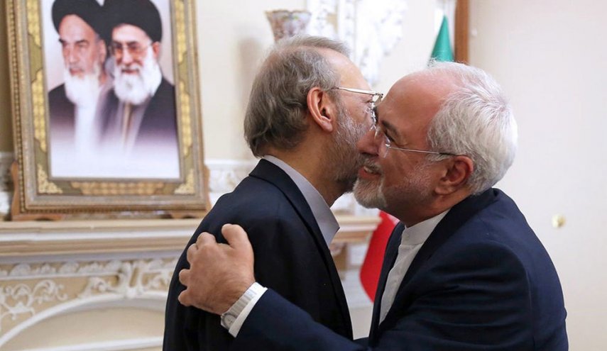 لاریجانی برای دیدار با ظریف در وزارت خارجه حضور یافت