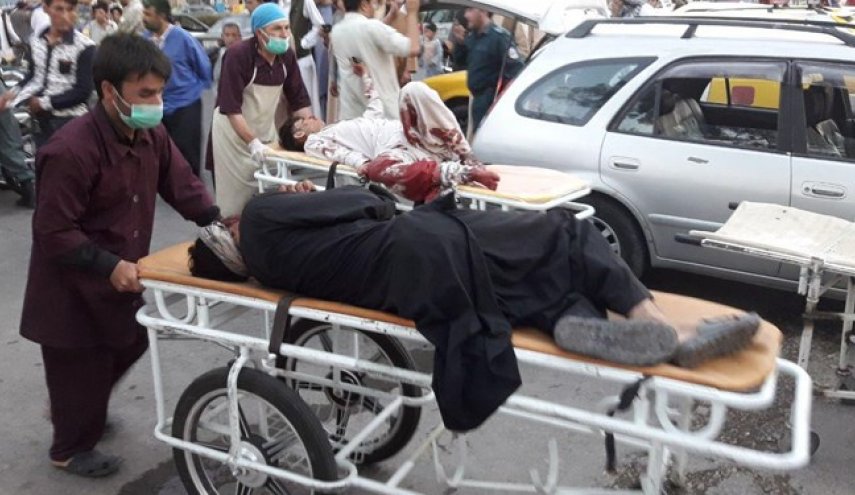 شاهد..انفجار دراجة نارية مفخخة بأفغانستان ومقتل وجرح العشرات 