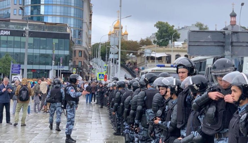 بازداشت بیش از 130 نفر از تظاهرکنندگان در مسکو