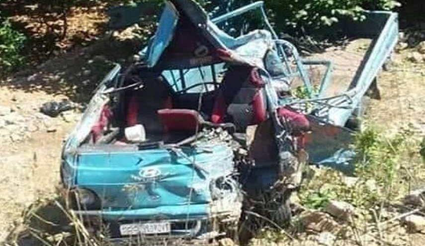 حادث مروع ومقتل 7 اشخاص من عائلة واحدة بريف طرطوس