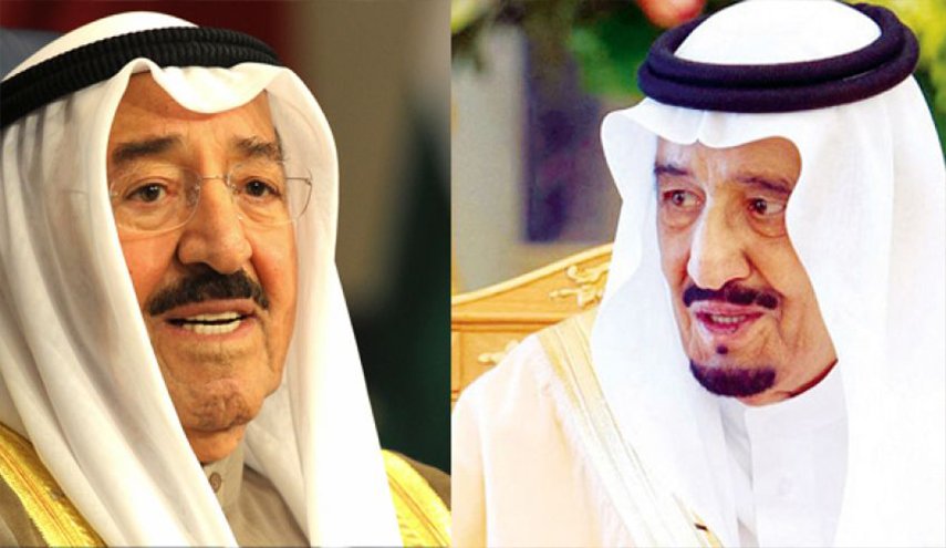 الملك سلمان يتصل بأمير الكويت للاطمئنان على صحته
