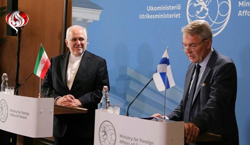 ظریف: آمریکا به دنبال افزایش تنش در منطقه است/ وزیر خارجه فنلاند: نگاه ما به اینستکس مثبت است