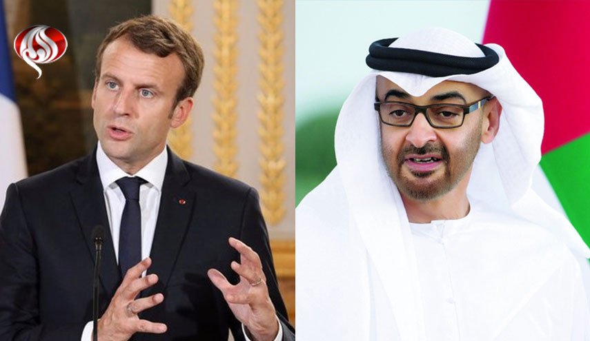 رئیس‌جمهور فرانسه با ولی‌عهد ابوظبی گفتگو کرد