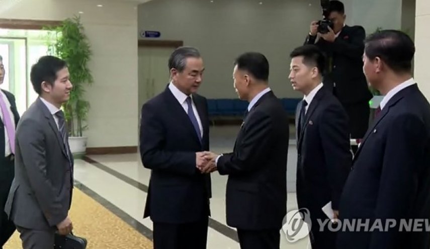 دیدار وزرای خارجه چین و کره شمالی