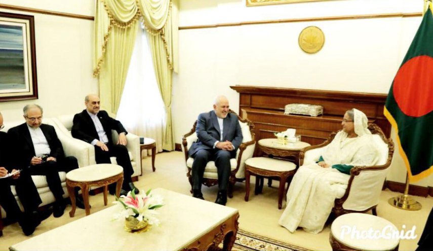 ظریف با نخست‌وزیر بنگلادش دیدار کرد

