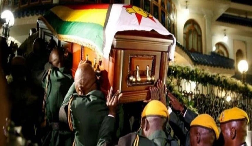 مراسم تدفین موگابه رئیس جمهوری فقید زیمبابوه برگزار شد