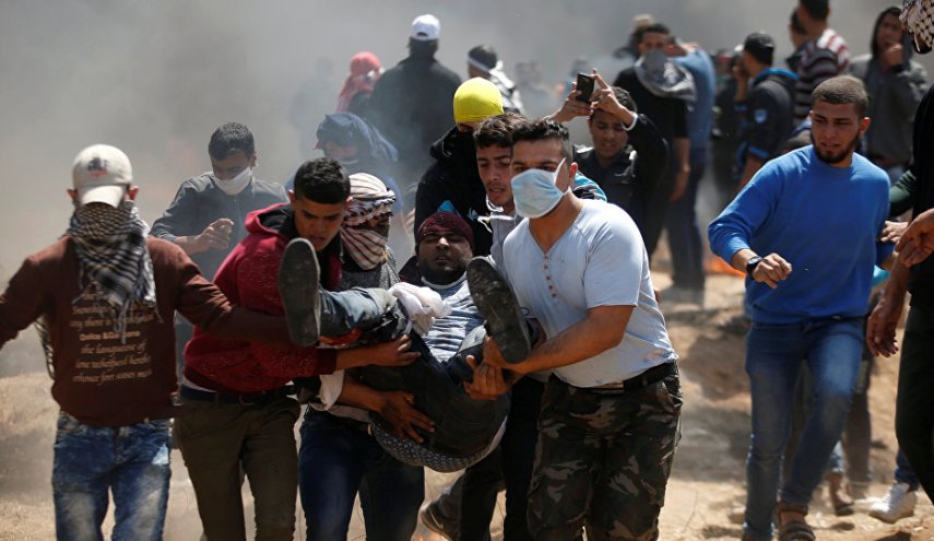 إصابات في الجمعة الـ76 لمسيرات العودة في قطاع غزة
