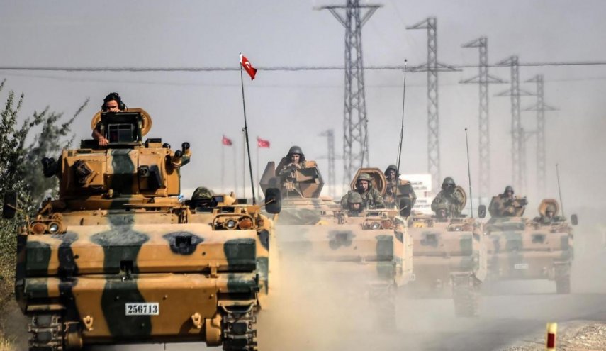 العالم: زرهپوش های ارتش ترکیه وارد تل ابیض شد