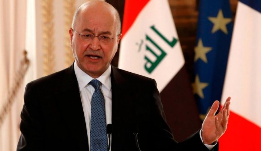 «برهم صالح» خواستار توقف فوری عملیات ترکیه در سوریه شد