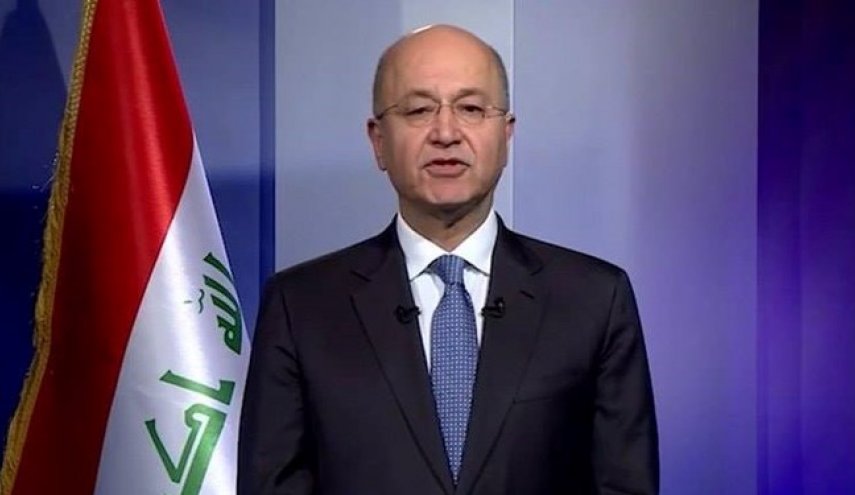 تاکید رئیس جمهور عراق بر مخالفت با انتقال داعشی‌ها به عراق
