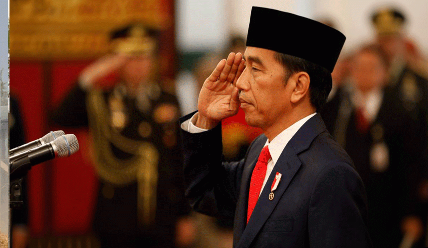 رئيس إندونيسيا يؤدي اليمين لفترة ولاية ثانية