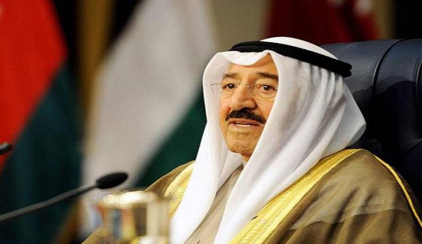 نصيحة امير الكويت للمسؤولين في أول ظهور له 