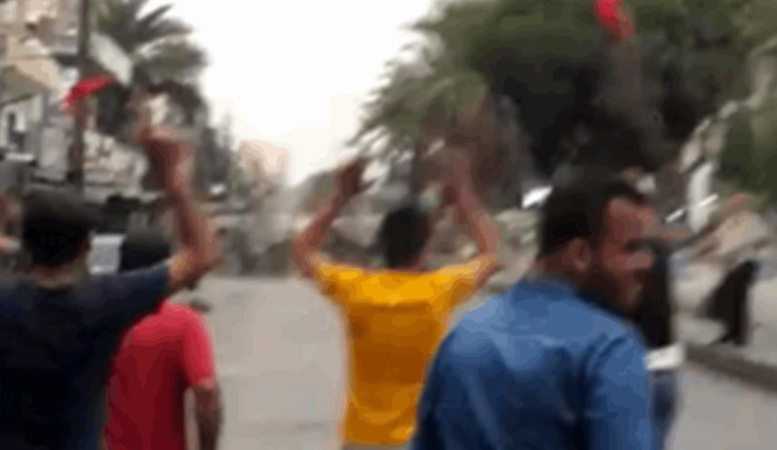إشكال بين الجيش والمتظاهرين في البدواي شمال لبنان 