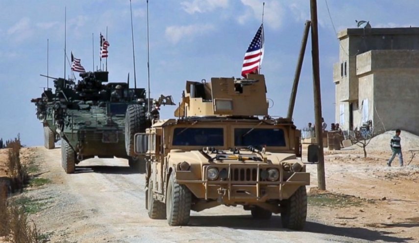 ورود کاروان بزرگ نیروهای آمریکایی به حسکه سوریه
