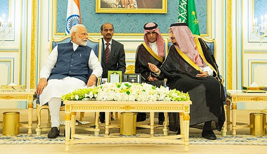 ديدار نخست وزير هند با شاه و وليعهد سعودي