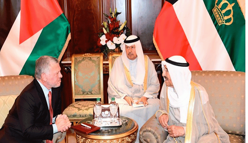شاه اردن بعد از شاه سعودی، با امیر کویت هم دیدار کرد