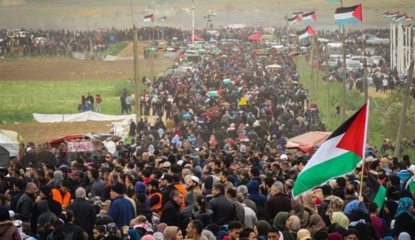 آمادگی فلسطینیان برای هشتاد و یکمین راهپیمایی بازگشت