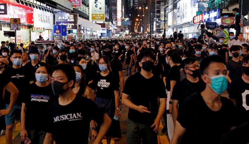 توقيف أكثر من 200 شخص أثناء الاحتجاجات في هونغ كونغ