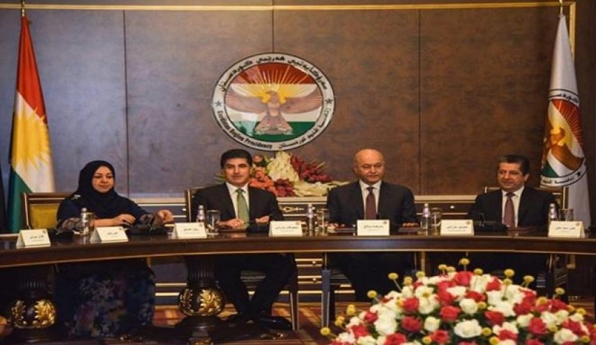 صالح والرئاسات الثلاث لكردستان يبحثون تعديل الدستور
