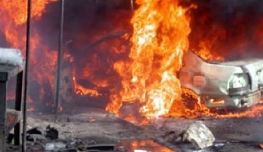 انفجار سيارة أثناء تفخيخها بريف رأس العين في سوريا