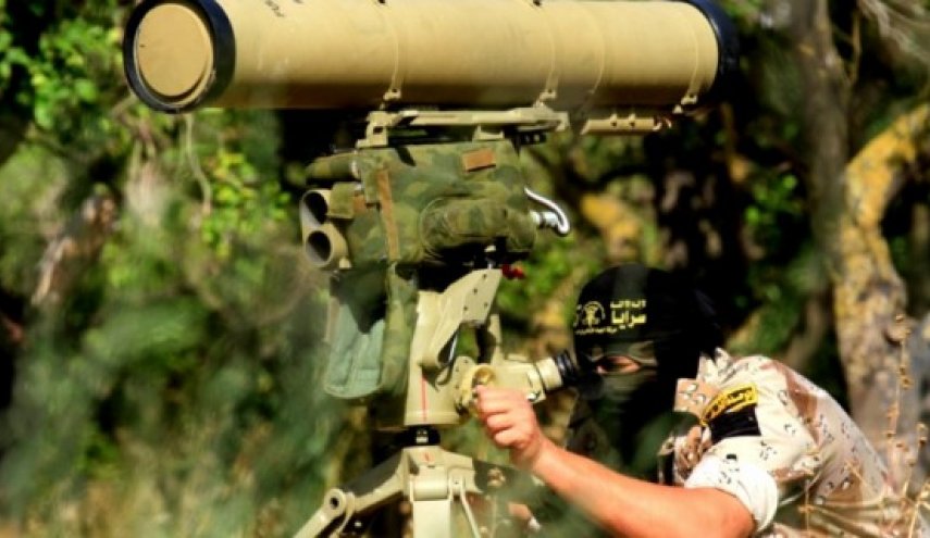 المقاومة الفلسطينية تستهدف ناقلة جند بصاروخ موجه