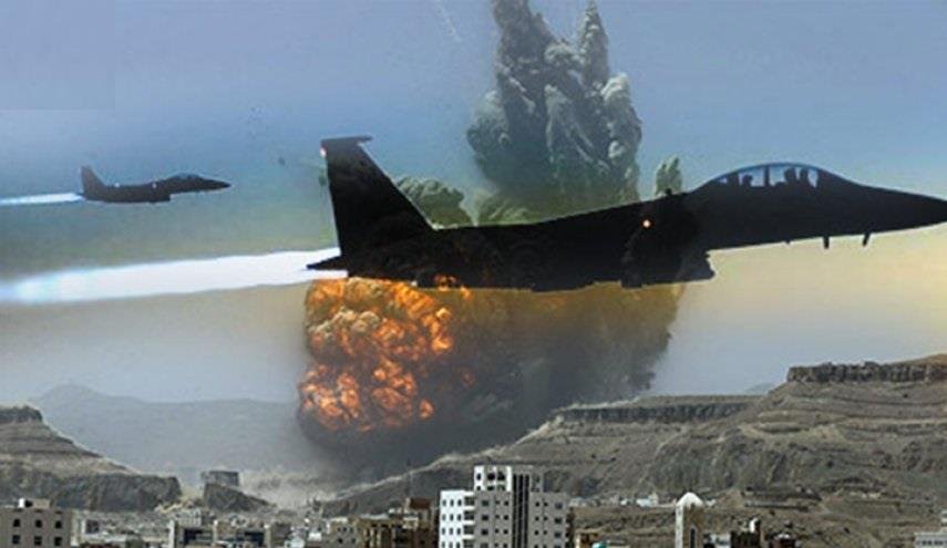 حملات هوایی متجاوزان سعودی به مناطق مسکونی در «صعده» یمن