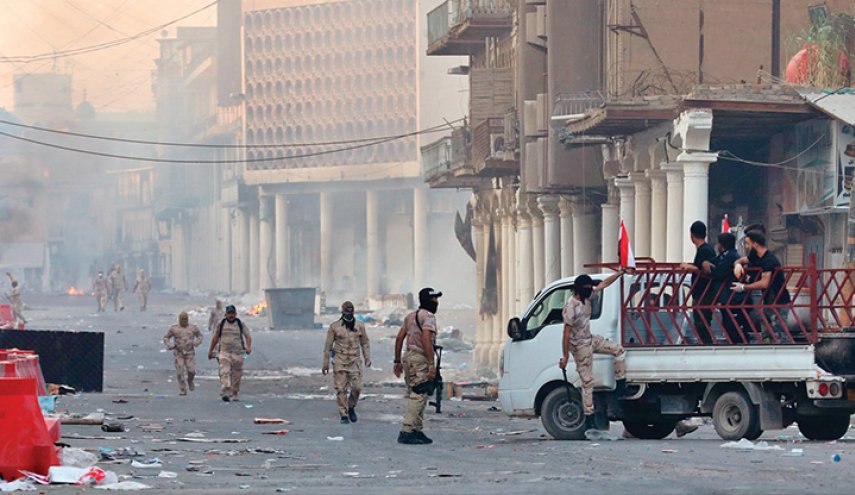 إصابة 9 من قوات الأمن في هجوم بقنبلة يدوية في بغداد