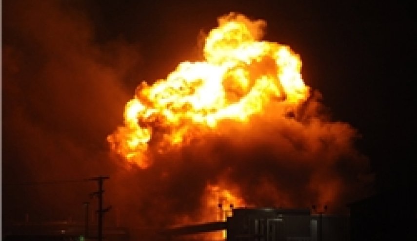 انفجار در جایگاه سوختی در عربستان + فیلم