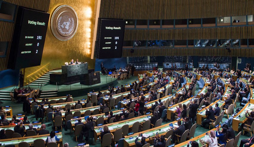 الجمعية العامة للأمم المتحدة تتبنى قرارا روسيا حول التسلح