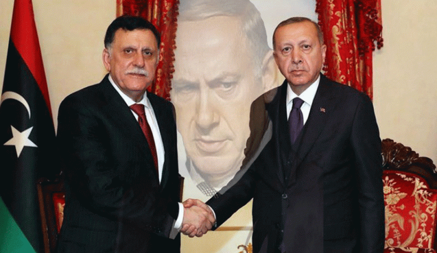 الإحتلال الإسرائيلي يدخل على خط أزمة الاتفاقية بين تركيا وليبيا