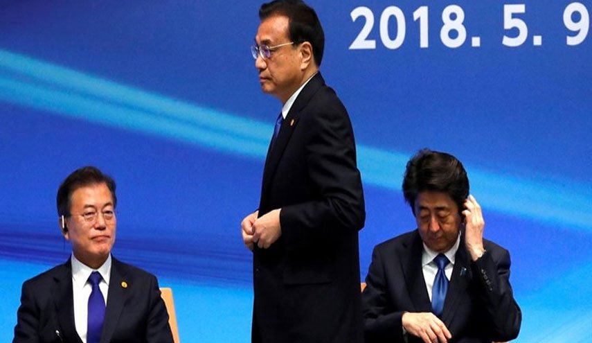 کره شمالی موضوع دیدار رهبران چین، ژاپن و کره جنوبی 