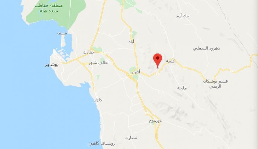 زلزله ۴.۹ ریشتری اطراف بوشهر را لرزاند