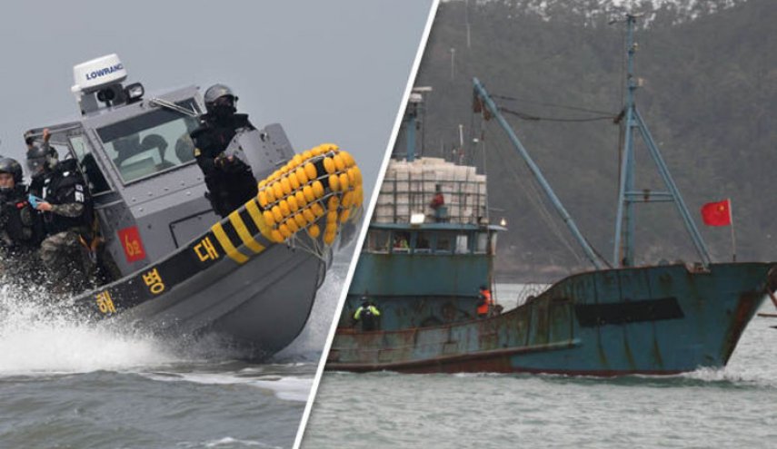 كوريا الجنوبية تحتجز قاربا صينيا في مياهها