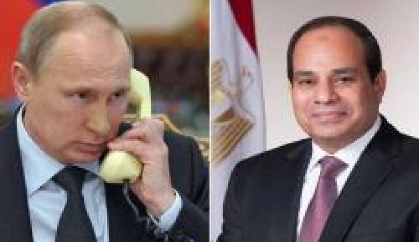 بوتين والسيسي يبحثان الوضع في ليبيا هاتفيا
