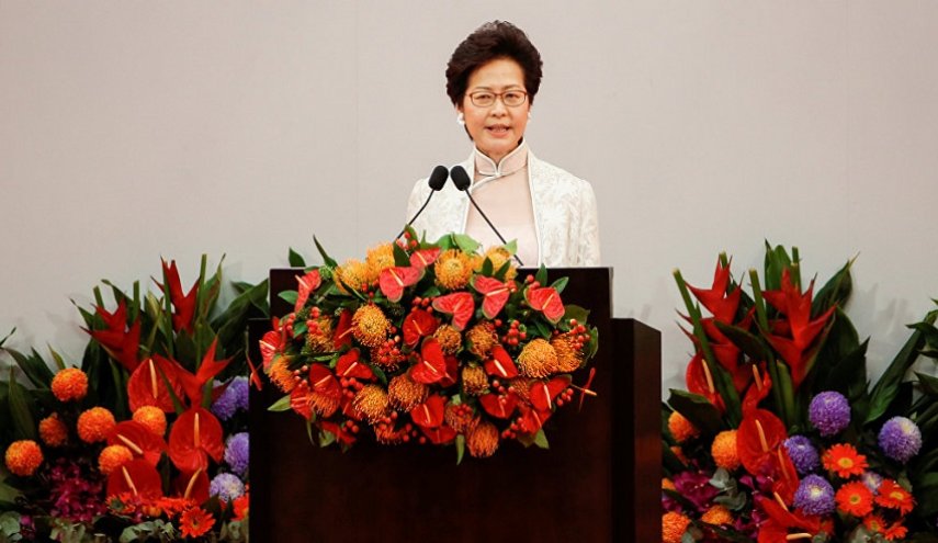 رئيسة هونغ كونغ التنفيذية: قوتنا كمركز مالي لم تتأثر بالاحتجاجات