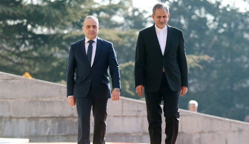 نائب الرئيس الايراني يستقبل رئيس الوزراء السوري