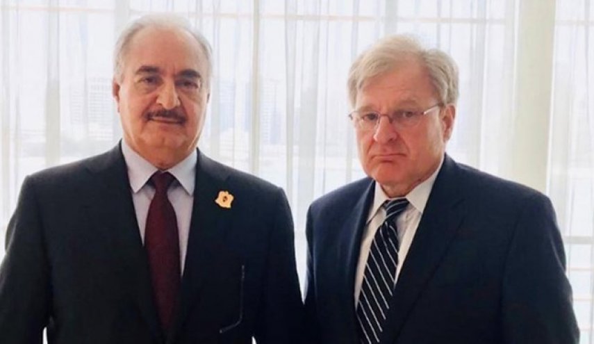 سفیر آمریکا در لیبی با سراج و حفتر دیدار کرد
