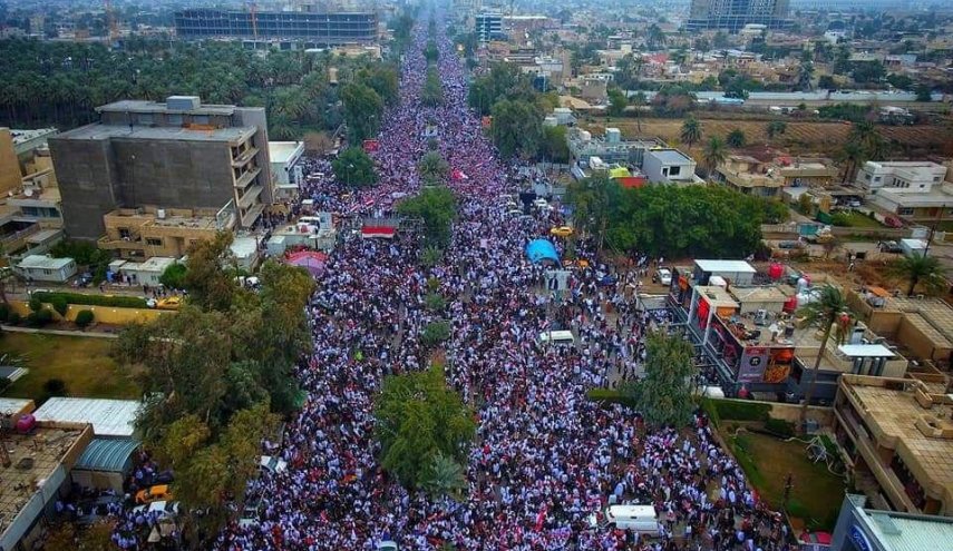 بازتاب تظاهرات میلیونی عراق در رسانه های بین المللی
