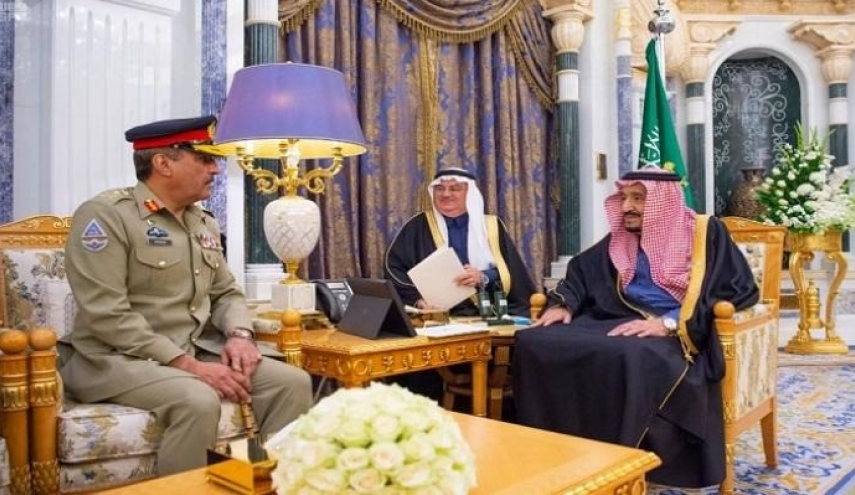 دیدار رئیس ستاد مشترک ارتش پاکستان با شاه سعودی
