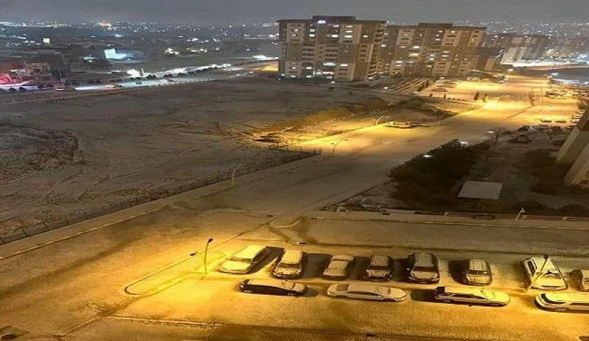 شاهد..هطول كثيف للثلوج في مدينة السليمانية بالعراق