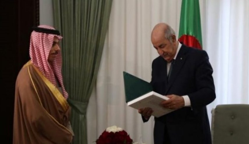 وزیر خارجه عربستان با رئیس جمهور الجزائر دیدار و گفت‌وگو کرد
